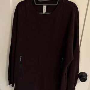 Varley Women’s Crewneck Sweatshirt in Dark Brown/Eggplant